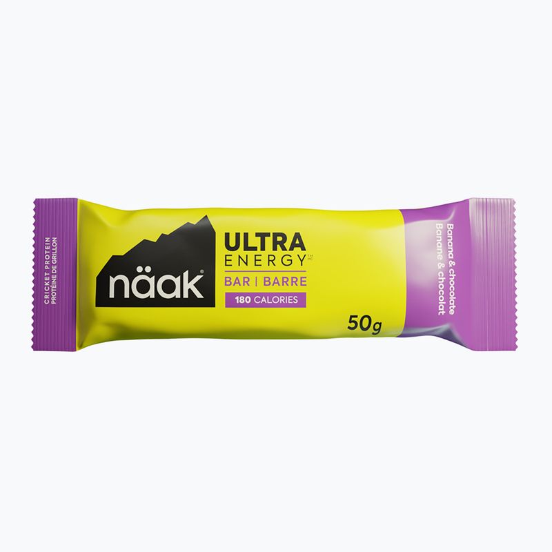 Батончик енергетичний Näak Ultra Energy 50 г banana & chocolate
