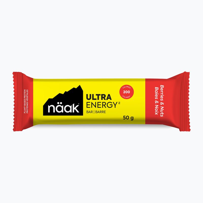 Батончик енергетичний Näak Ultra Energy 50 г berries & nuts