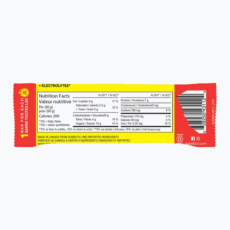 Батончик енергетичний Näak Ultra Energy 50 г berries & nuts 2