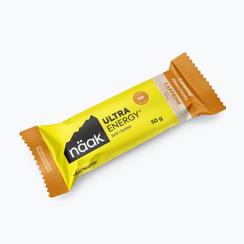 Näak Ultra Energy батончик 50 г карамельний макіато