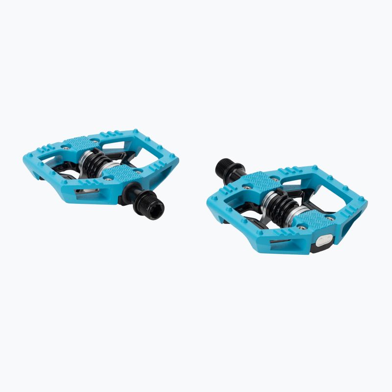 Педалі велосипедні Crankbrothers Double Shot 2 light blue/black 2