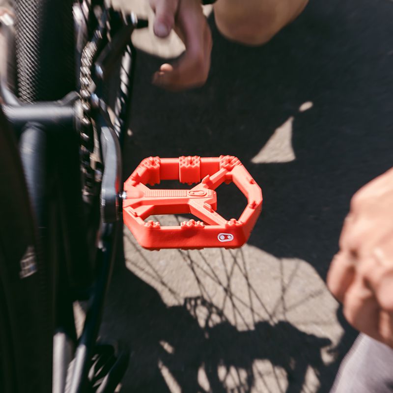 Педалі велосипедні Crankbrothers Stamp 0 bright red 5
