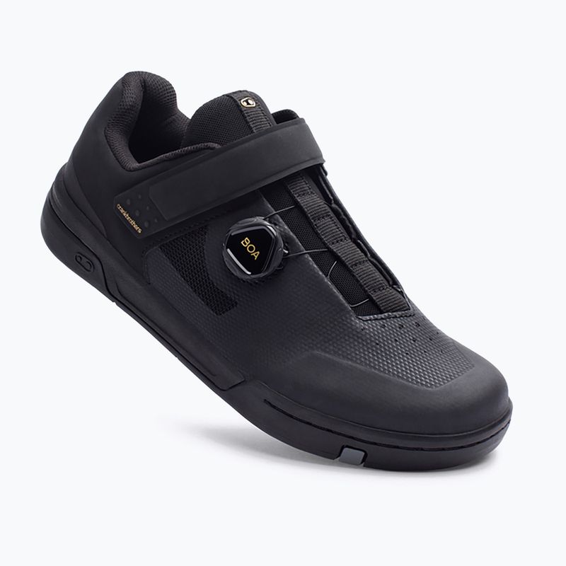 Кросівки велосипедні на платформі Crankbrothers Stamp Boa black/gold/black 10