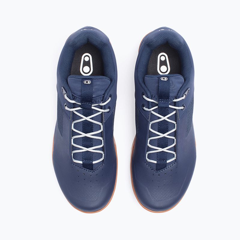 Кросівки велосипедні на платформі Crankbrothers Stamp Lace navy/silver/gum 4