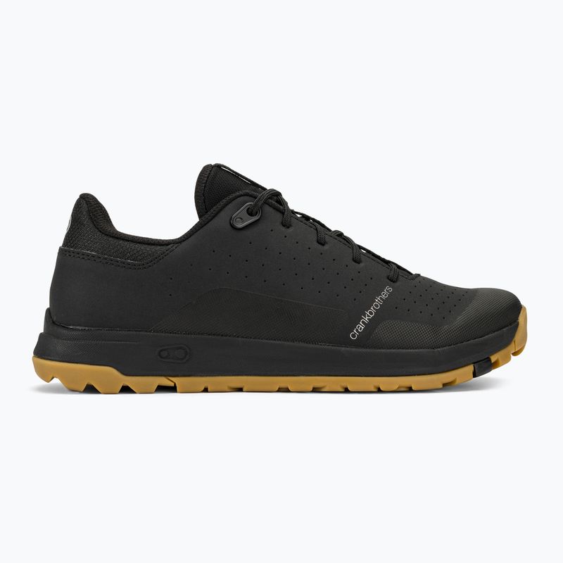 Кросівки велосипедні на платформі Crankbrothers Stamp Trail Lace black /black/gum outsole 2