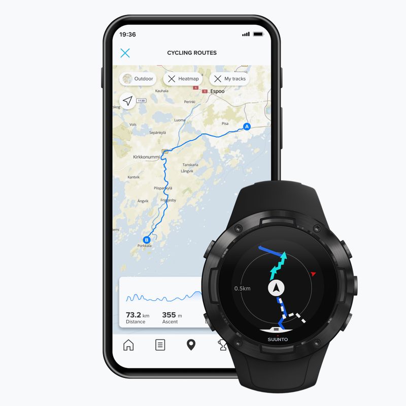 Годинник Suunto 5 G1 чорний SS050299000 5