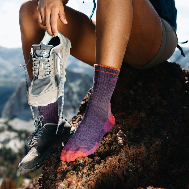 Шкарпетки жіночі Darn Tough Hiker plum heather 6