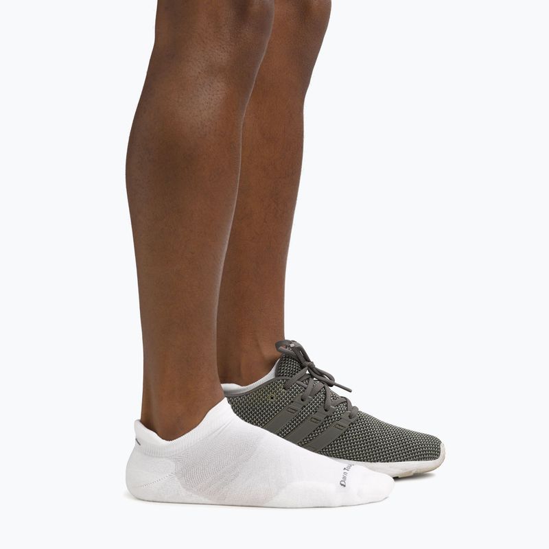 Чоловічі шкарпетки для бігу Darn Tough Run білі 3