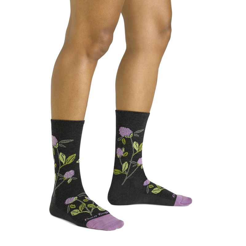 Шкарпетки жіночі Darn Tough Blossom charcoal 2