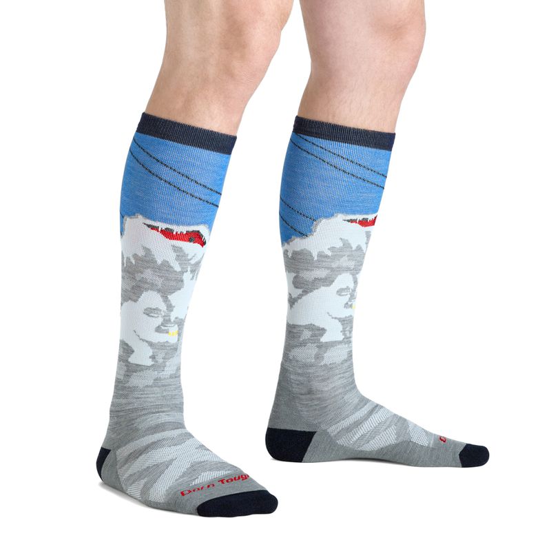 Шкарпетки чоловічі Darn Tough Heady Yeti OTC Midweight with Cushion gray 3