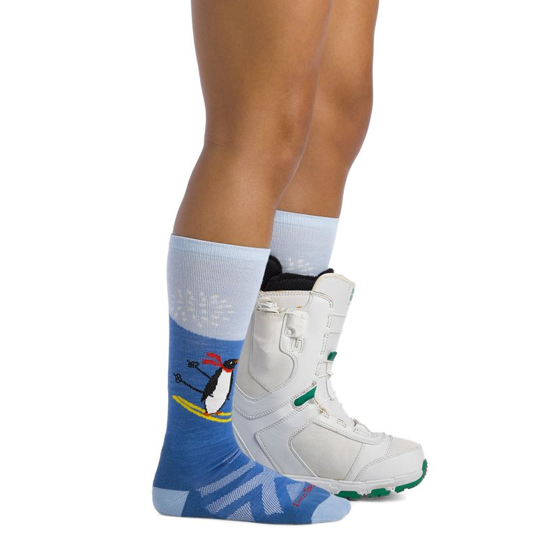 Шкарпетки лижні дитячі Darn Tough Penguin Peak OTC Midweight with Cushion stellar 3