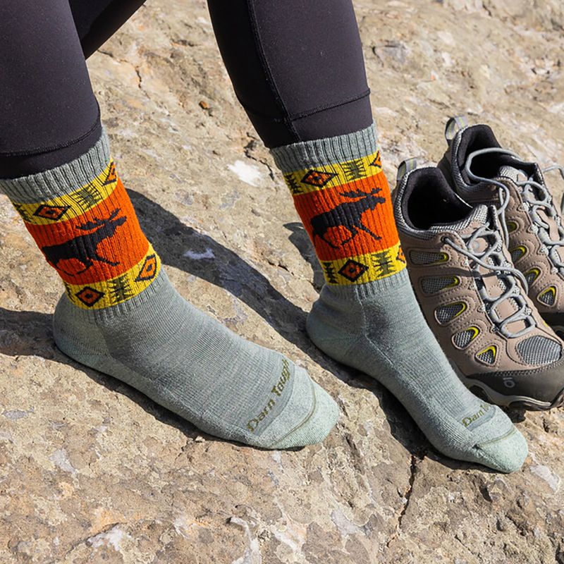 Шкарпетки жіночі Darn Tough Vanna Grizzle Boot Midweight with Cushion moose meadow 2