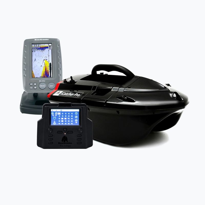 Човник для завозу прикормки BearCreeks iPilot40 z GPS Автопілот + Ехолот BC202 чорний IPILOT40.BLACK