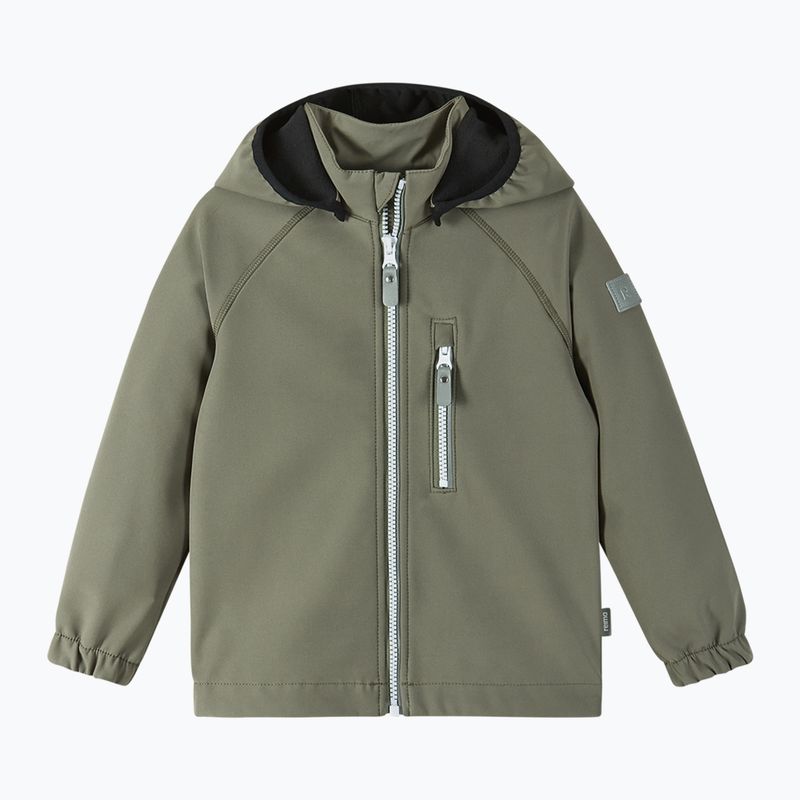 Куртка софтшел дитяча Reima Vantti greyish green