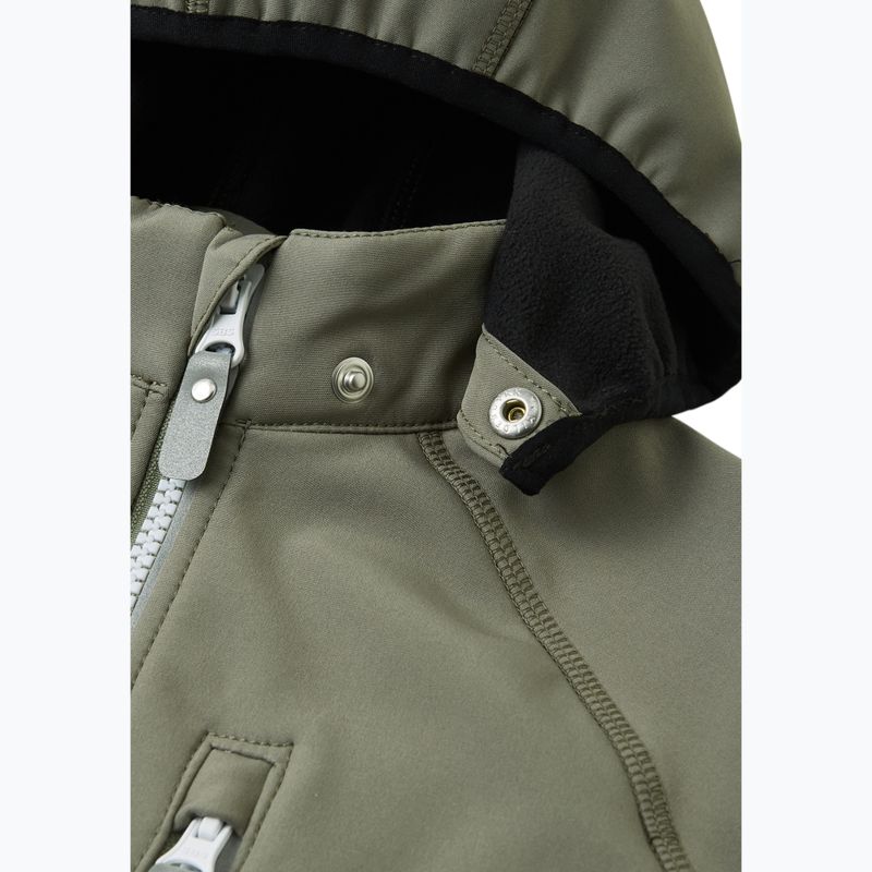 Куртка софтшел дитяча Reima Vantti greyish green 4