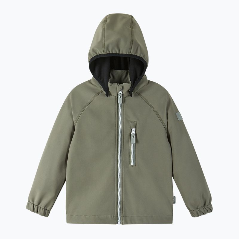 Куртка софтшел дитяча Reima Vantti greyish green 8