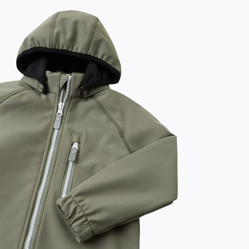 Куртка софтшел дитяча Reima Vantti greyish green 9