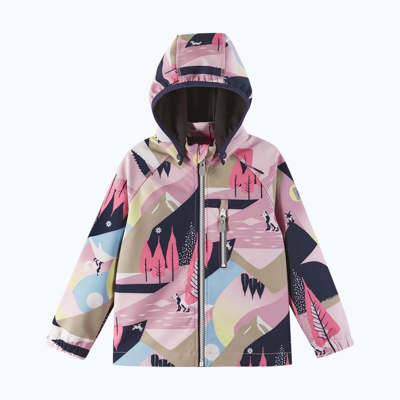 Куртка софтшелл дитяча Reima Vantti grey pink