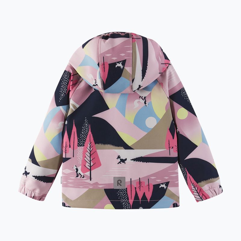 Куртка софтшелл дитяча Reima Vantti grey pink 3