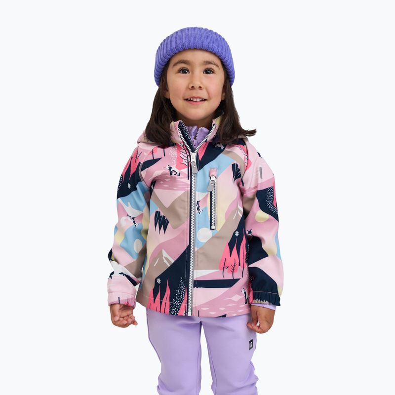 Куртка софтшелл дитяча Reima Vantti grey pink 9