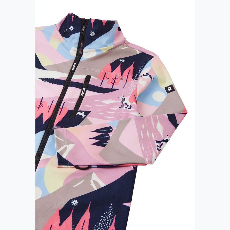 Кофта флісова дитяча Reima Iisisti grey pink 3