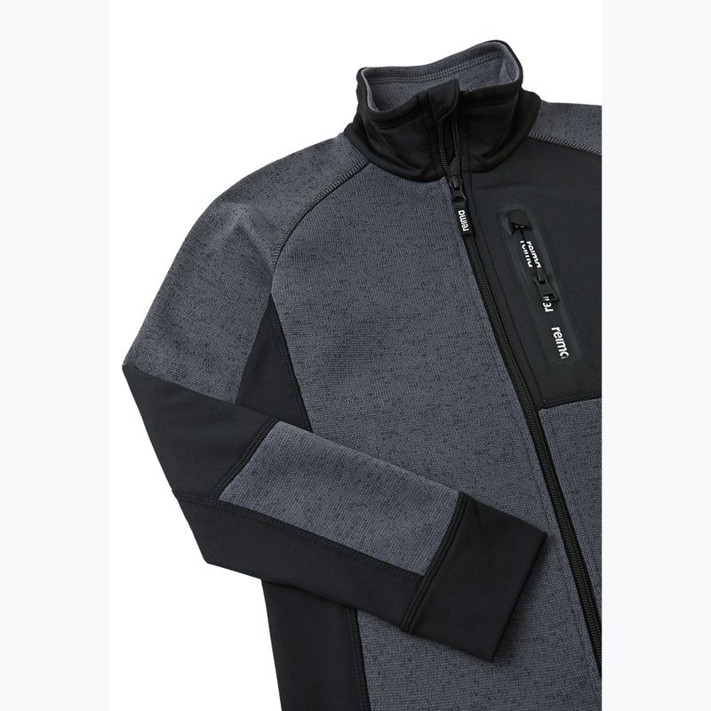 Кофта флісова дитяча Reima Liukuen soft black 3