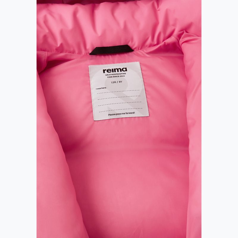 Пуховик дитячий Reima Paimio soft coral 6