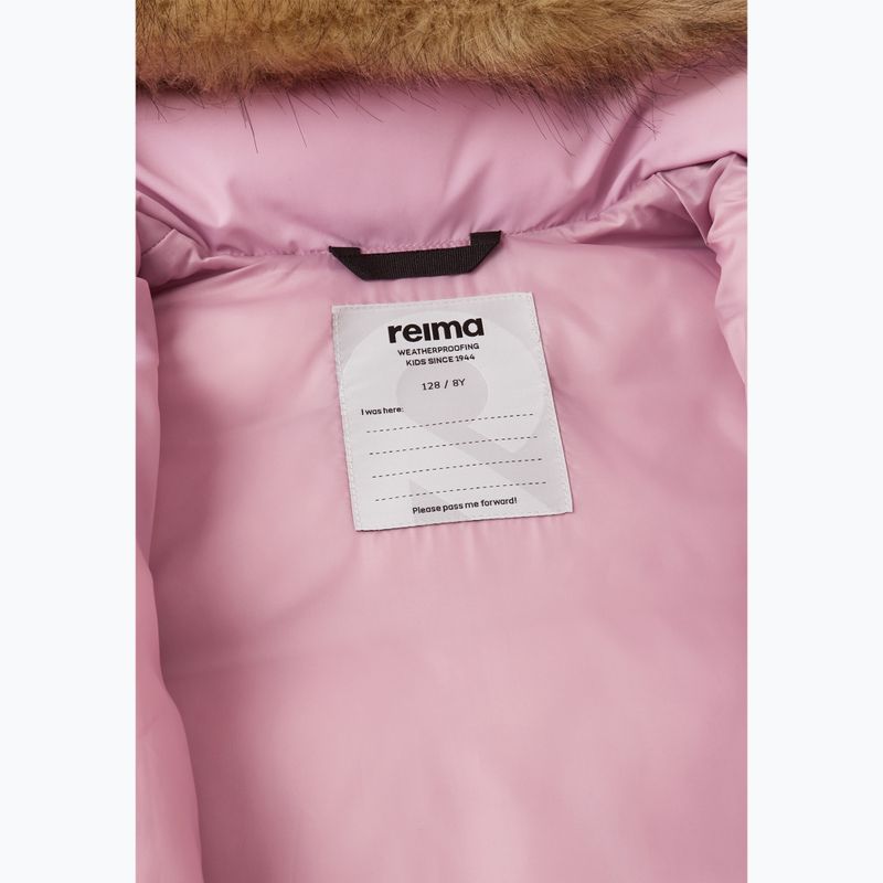 Пуховик дитячий Reima Luvia grey pink 6