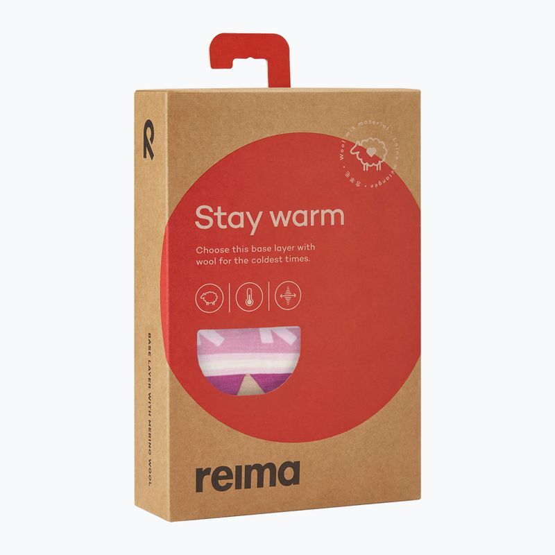 Дитячий комплект термобілизни Reima Taitoa grey pink 9