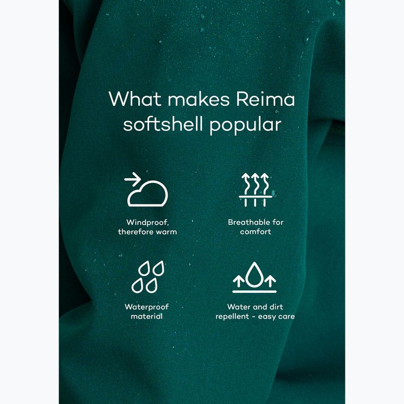 Дитячий софтшел комбінезон Reima Mjosa fresh blue 7