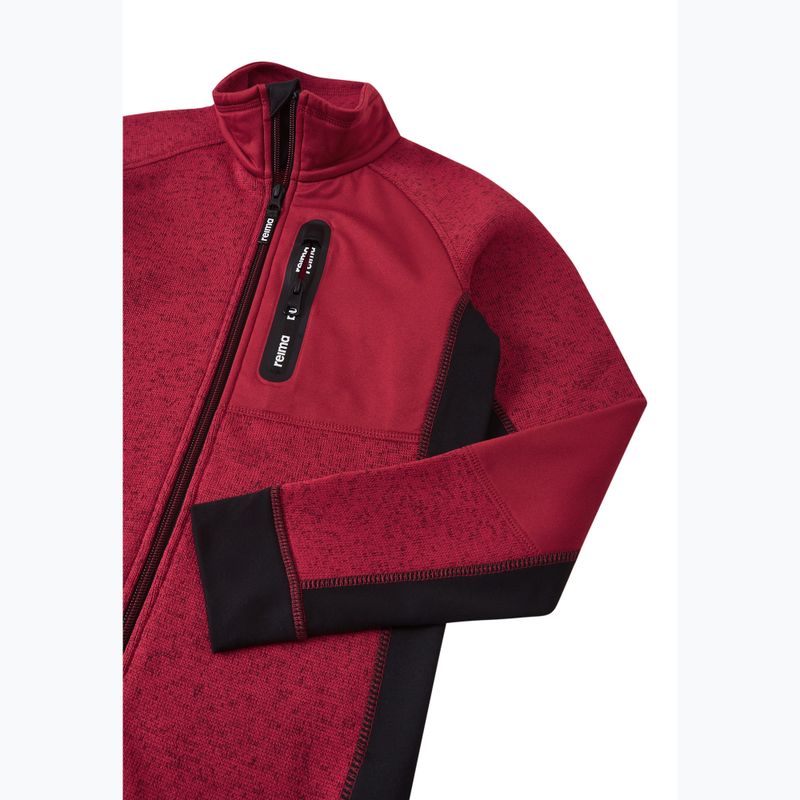Кофта флісова дитяча Reima Liukuen cranberry 3