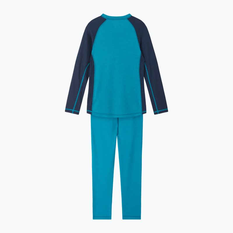 Комплект термобілизни дитячий Reima Taitoa aquatic blue 2