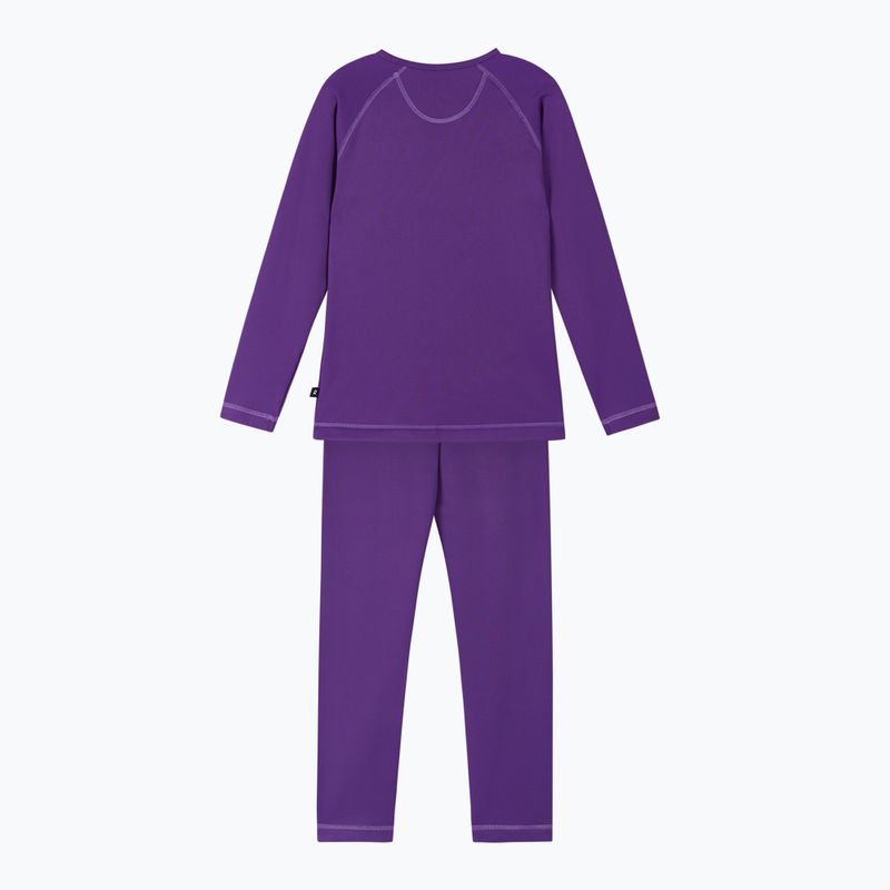 Комплект термобілизни дитячий Reima Lampo plum purple 2