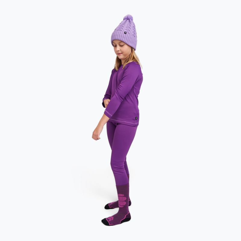 Комплект термобілизни дитячий Reima Lampo plum purple 8