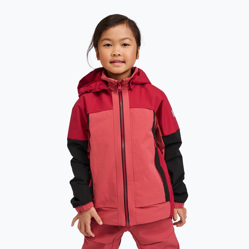 Куртка гібридна дитяча Reima Vaeltava cranberry 8
