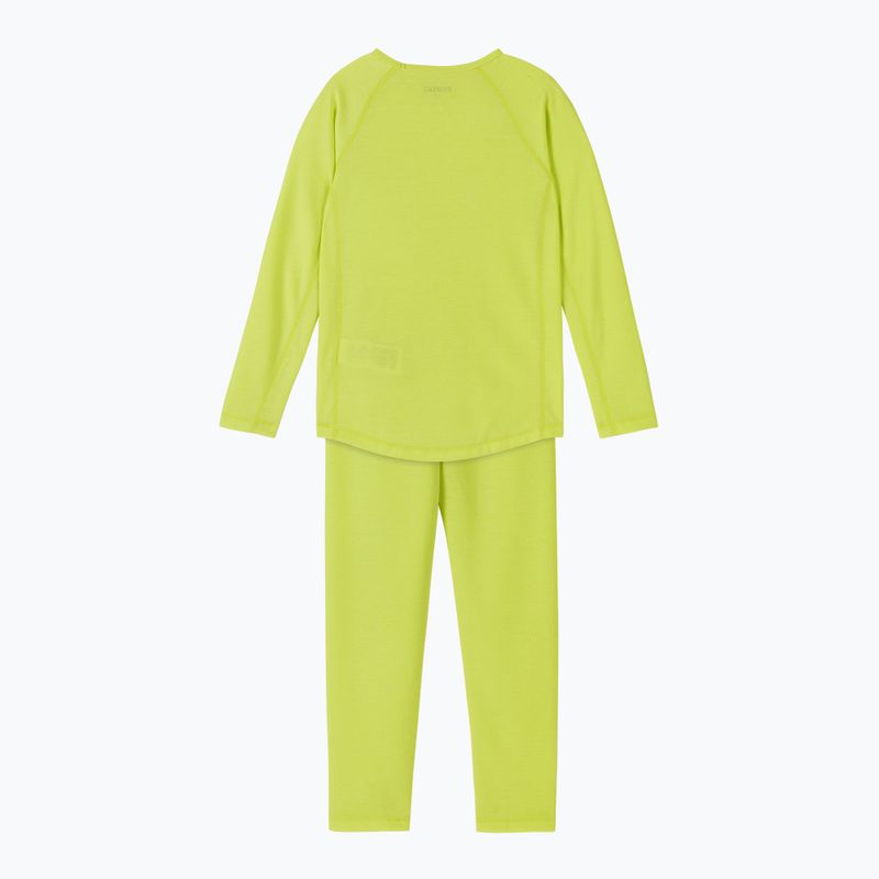 Комплект термобілизни дитячий Reima Lani bright lime 2