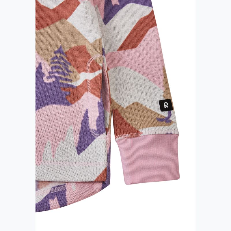 Кофта флісова дитяча Reima Northern Fleece Hoodie grey pink 4
