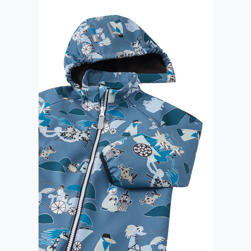 Комбінезон софтшелл дитячий Reima Moomin Mjosa blue ocean 4