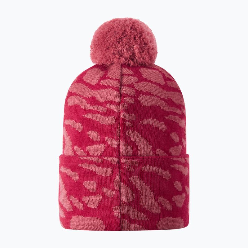 Шапка зимова дитяча Reima Virkku cranberry 2