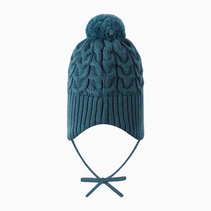 Шапка зимова дитяча Reima Paljakka dark teal 2