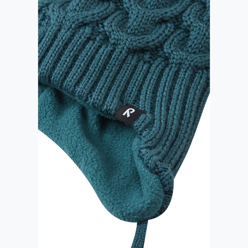 Шапка зимова дитяча Reima Paljakka dark teal 3