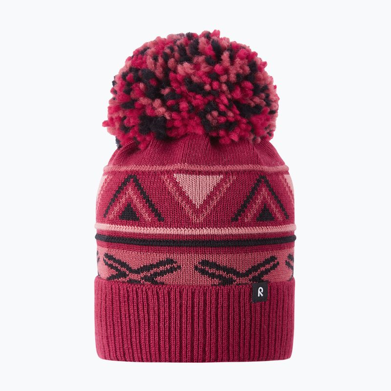 Шапка зимова дитяча Reima Kirjoen cranberry