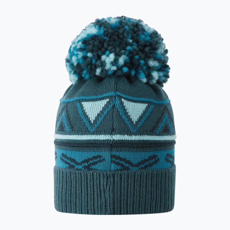 Шапка зимова дитяча Reima Kirjoen dark teal 2