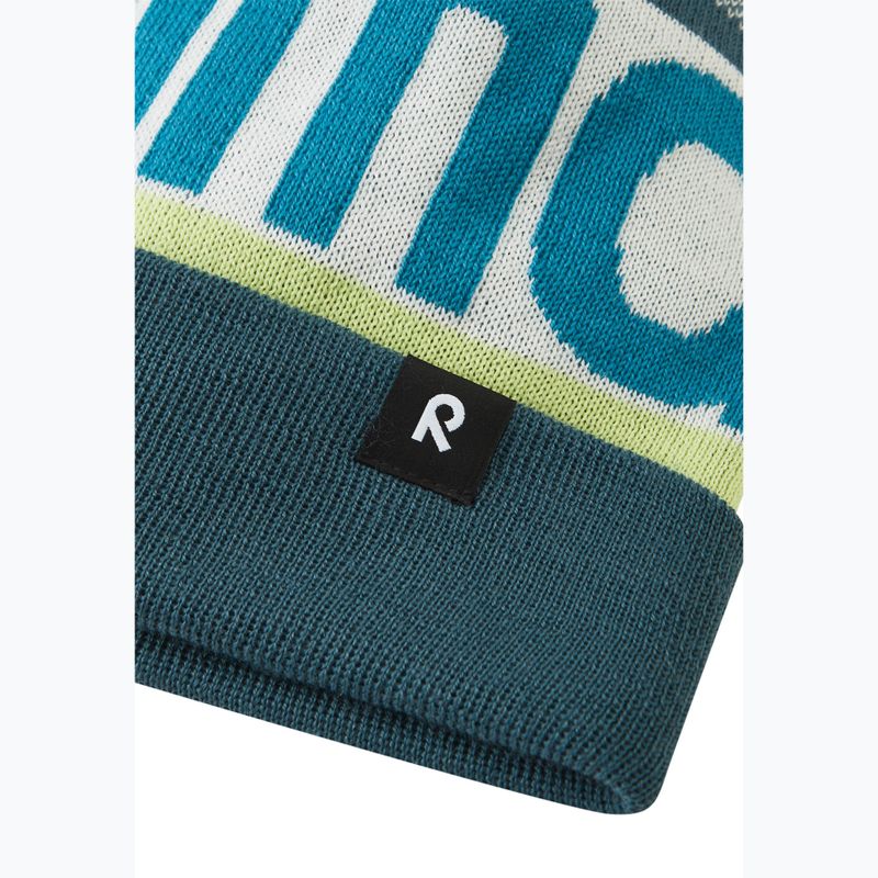 Шапка зимова дитяча Reima Taasko dark teal 3