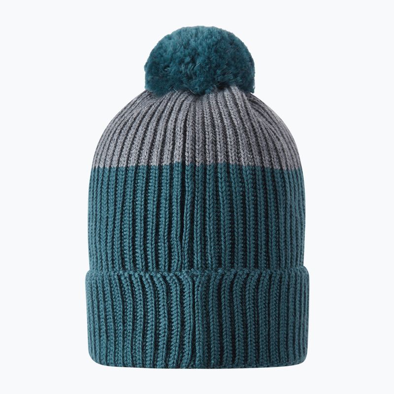 Шапка зимова дитяча Reima Pilke dark teal 2