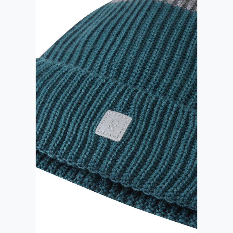 Шапка зимова дитяча Reima Pilke dark teal 3