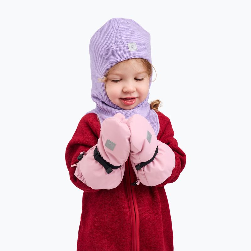 Рукавички зимові дитячі Reima Villatassu grey pink 6