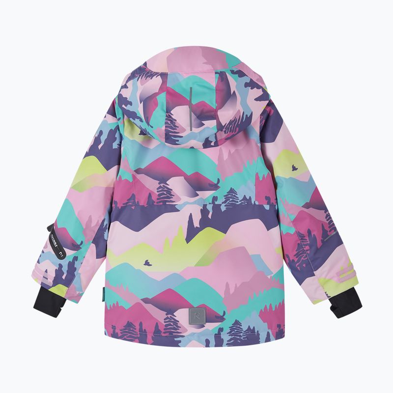 Куртка лижна дитяча Reima Kiiruna grey pink 2