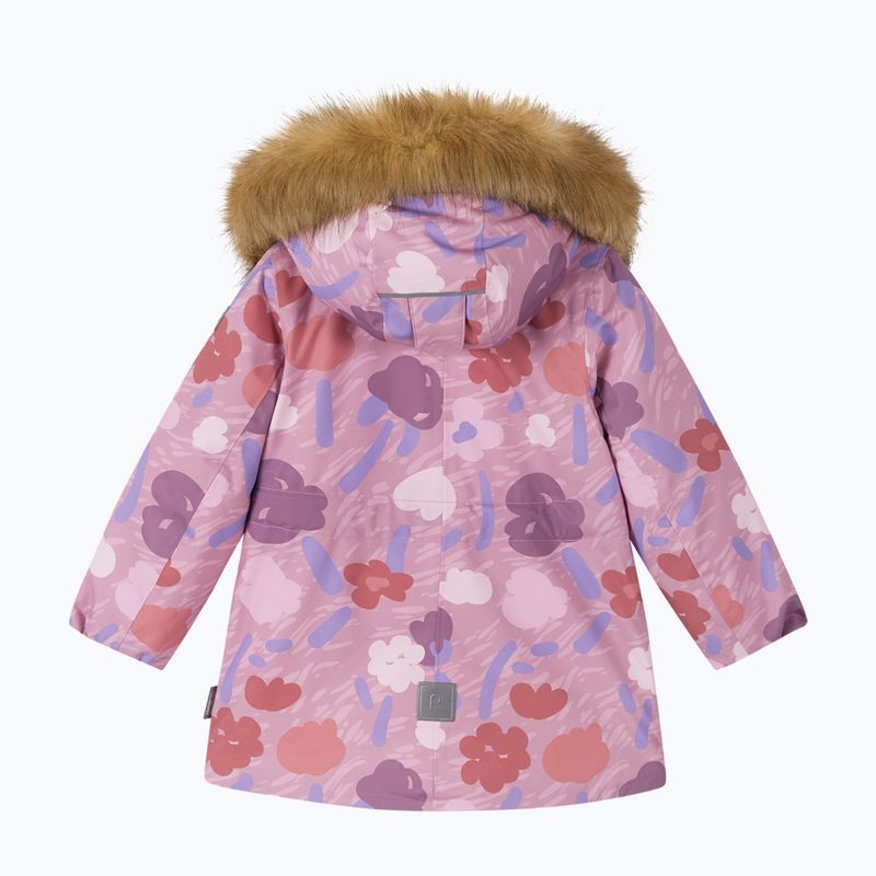 Куртка зимова дитяча Reima Muurame grey pink 2