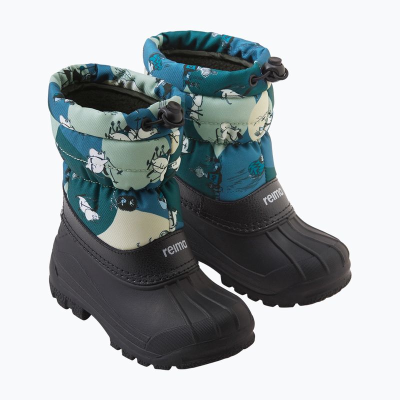 Черевики зимові дитячі Reima Moomin Nefar blue ocean 2